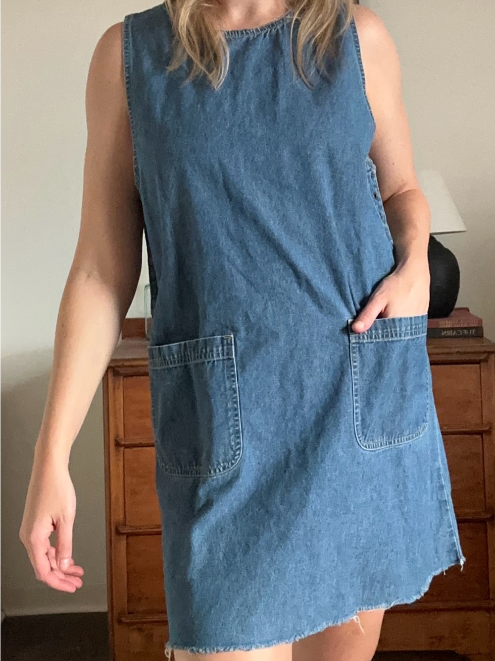 Vintage Erika & Co. Sleeveless Denim Dress